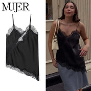 Top Encaje Negro