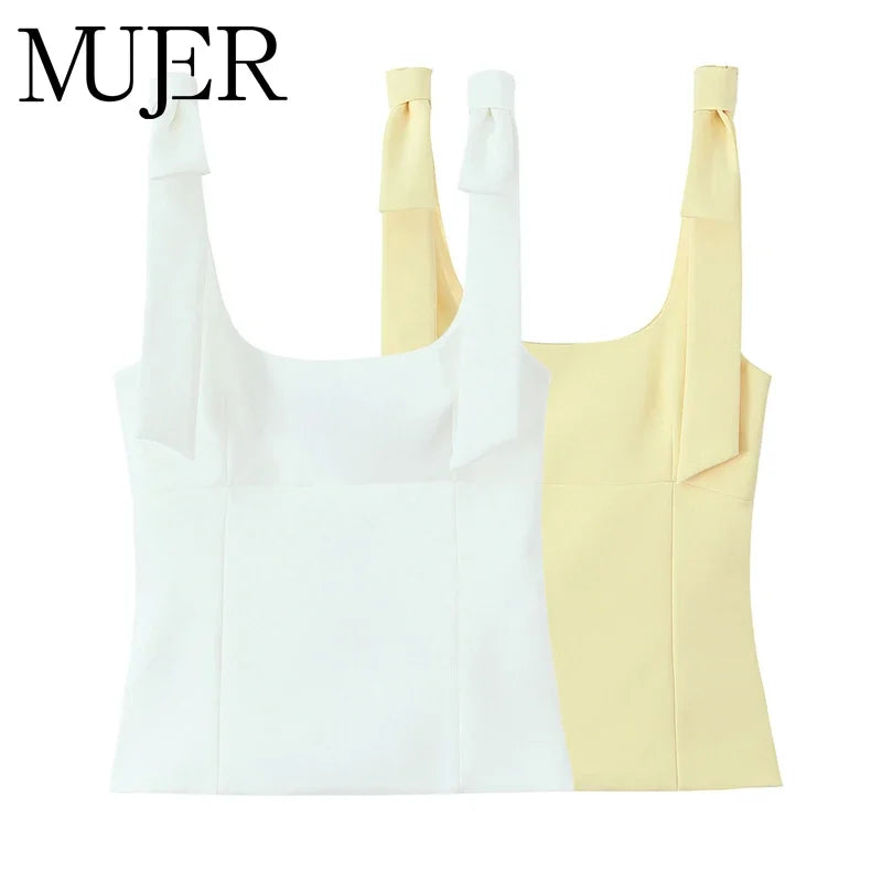 Top Lazo Amarillo