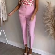 Pantalon Oficina Cintura Alta