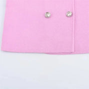 Chaleco Tejido Rosa
