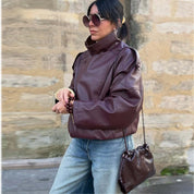 Chaqueta Bomber Negra