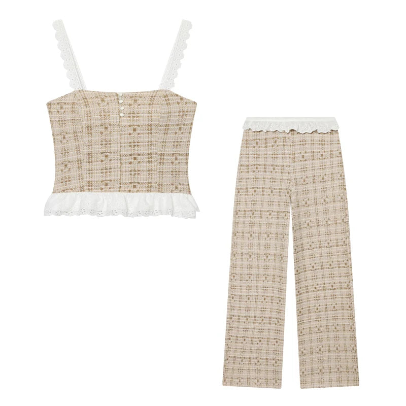 Conjunto Volantes Top Pantalon