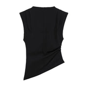 Camiseta Asimetrica Sin Mangas
