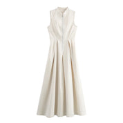 Vestido Largo Drapeado