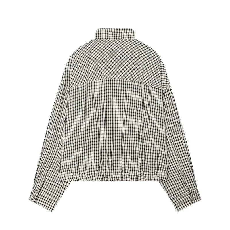 Chaqueta Bomber Cuadros
