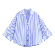 Camisa Oversize Azul