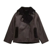 Chaqueta de piel sintética