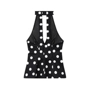 Top Halter Lunares