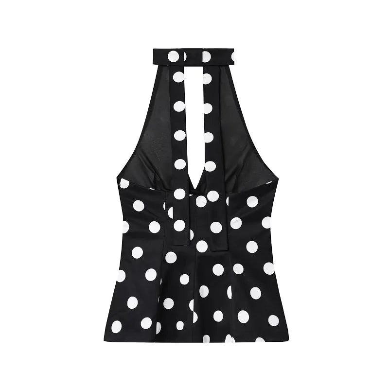 Top Halter Lunares